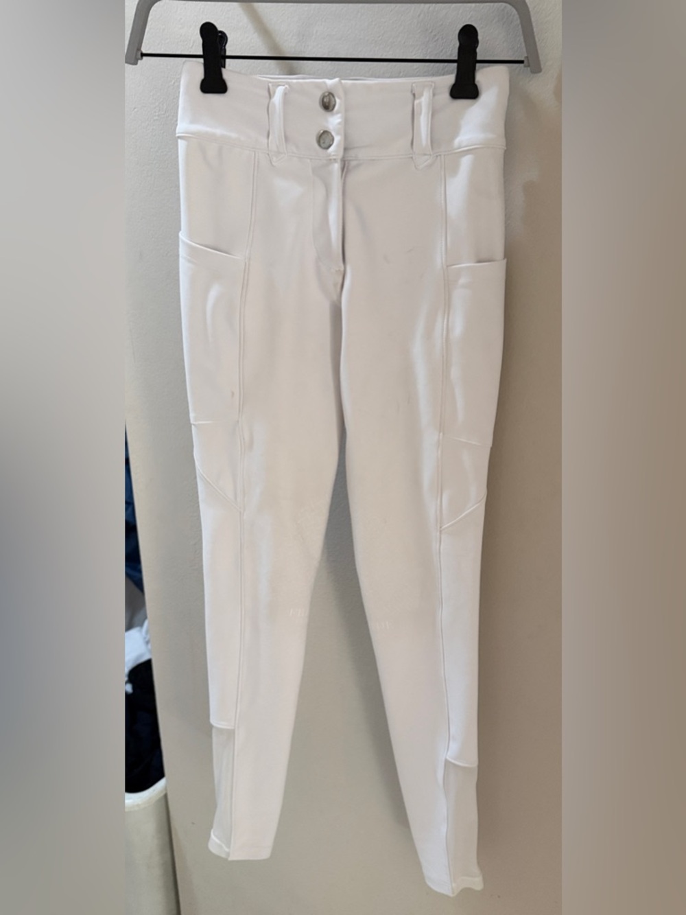 Free Ride Equestrian White Breeches XXS | Knee Grip Show Breeches
